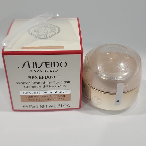 NIB ✅ SHISEIDO BENEFIANCE WRINKLE SMOOTHING EYE CREAM ✨ NIB & SEALED - Picture 4 of 8
